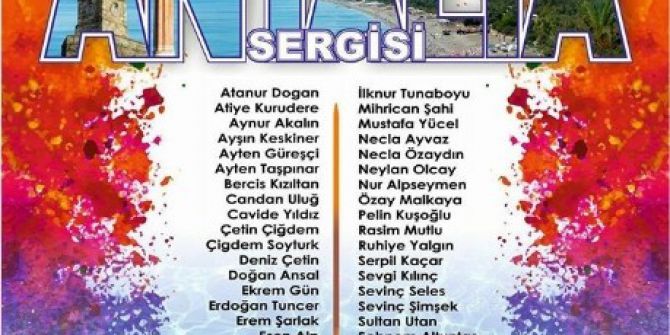 Antalya’da “Suyun Büyüsü” Resim Sergisi