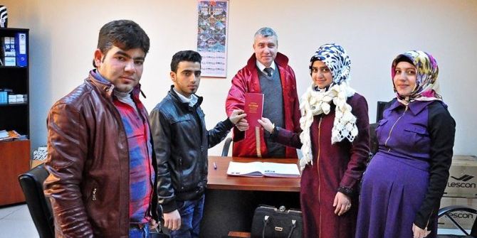 Söğüt’te Suriyeli Çiftin Nikahı Kıyıldı