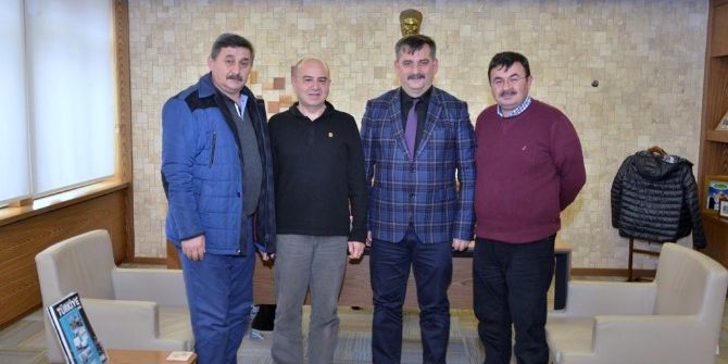 Başkan Mehmed Ali Saraoğlu’na Veda Ziyareti