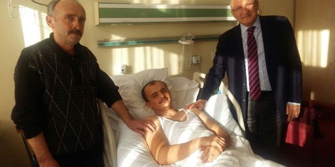 Chp’li Çakırözer’den El Bab’da Yaralanan Eskişehirli Uzman Çavuşa Geçmiş Olsun Ziyareti