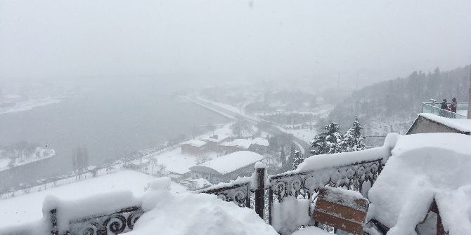 Pierre Loti’de Kartpostallık Kar Manzarası