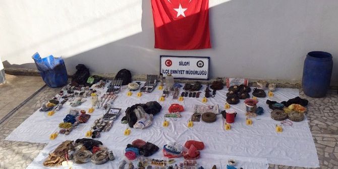 Şırnak’ta Pkk’ya Ait Çok Sayıda Mühimmat Ele Geçirildi