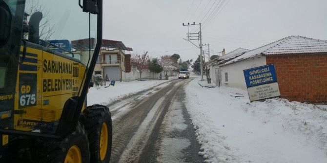Saruhanlı’da Kapanan Yollar Ulaşıma Açılıyor