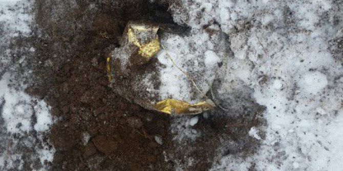 Elektrik Direğinin Altında Eyp Bulundu