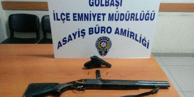 Gölbaşı’nda Silah Kaçakçılarına Operasyon