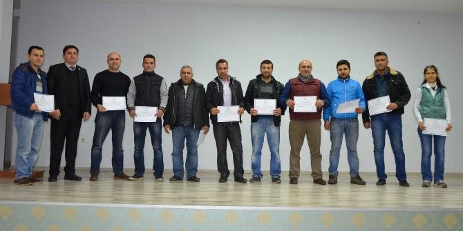 Milas’ta 5 Ayrı Kursa Katılanlara Belgeleri Verildi