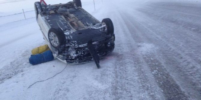 Sivas’ta Trafik Kazası: 1 Yaralı