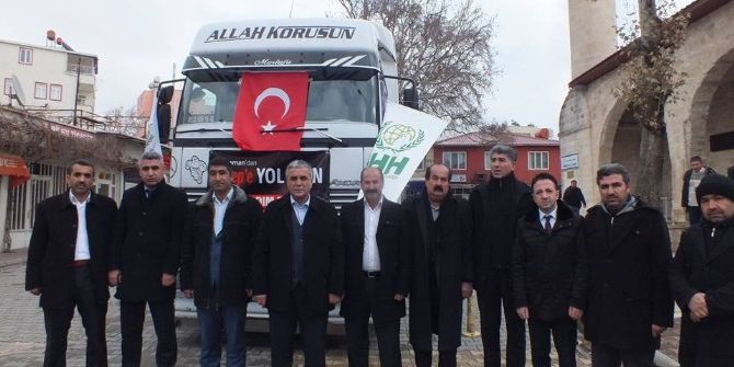 Tut İlçesinden Yardım Tırı Yola Çıktı
