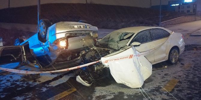 Başkent’te Trafik Kazası: 1 Ölü 1 Yaralı