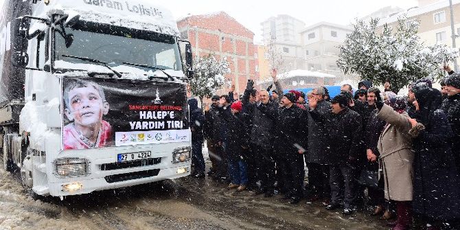 Kardeşlik Tırları Halep İçin Yola Çıkarıldı