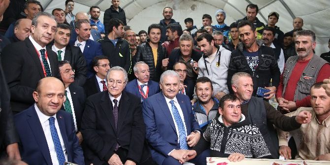 Başbakan Yıldırım, Irak’ta Türk Büyükelçiliği Binası İnşaatını Gezdi