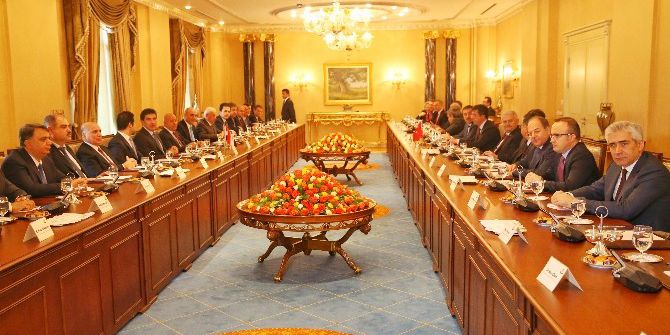 Başbakan Yıldırım, Neçirvan Barzani İle Heyetlerarası Görüşmeye Başkanlık Etti