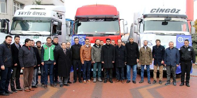 Adü, Halep’ten Yükselen Çığlığa 3 Tır İle Cevap Verdi