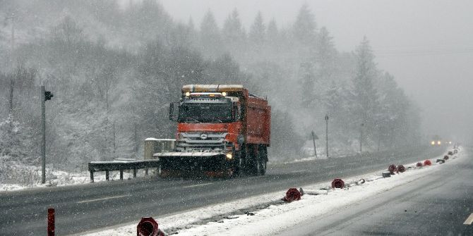 Bolu Dağı’nda Kar Savaşçılarının Havadan Çekilen Muhteşem Görüntüleri