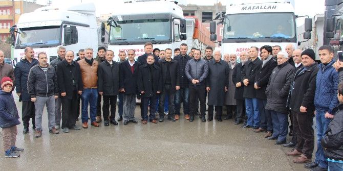 Suriye İçin Yardım Tırları Yola Çıktı