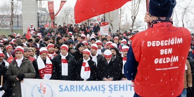 Aksaray’da Sarıkamış Şehitleri İçin Yürüdüler