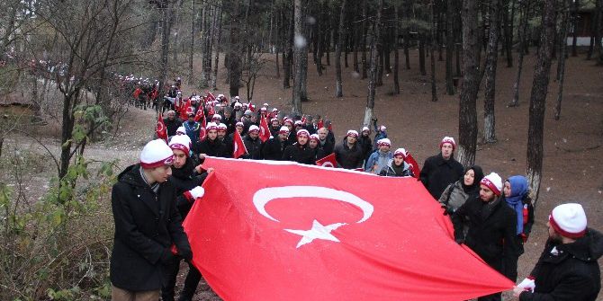 Karabük’te Sarıkamış Şehitlerini Anma Yürüyüşü Yapıldı