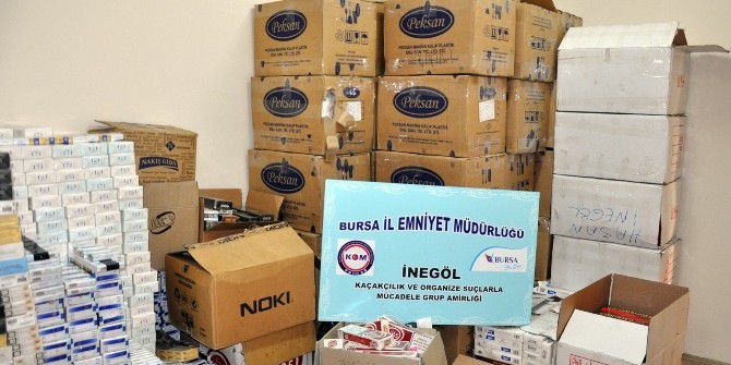 Ayakkabıcı Dükkanına Kaçak Sigara Operasyonu