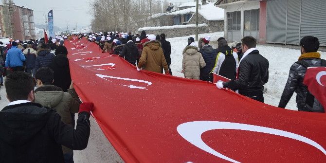On Binler Sarıkamış’ta Şehitler İçin Yürüdü