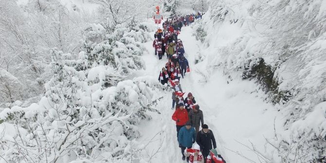 Kocaeli’de Binler Sarıkamış Şehitleri İçin Yürüdü
