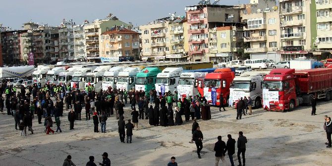 Aydın’da Halep İçin 20 Günde 15 Tır Yardım Toplandı