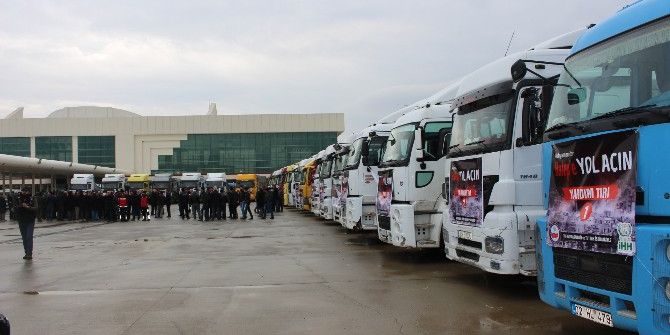 Adıyaman’dan Suriye’ye 27 Tır Dolusu Yardım Gönderildi