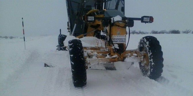 Kahramanmaraş’ta Eğitime Ve Ulaşıma Kar Engeli