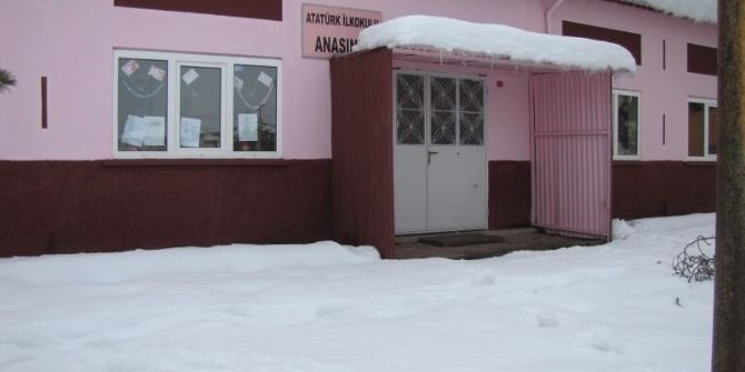 Hisarcık’ta Taşımalı Eğitime 1 Gün Kar Tatili