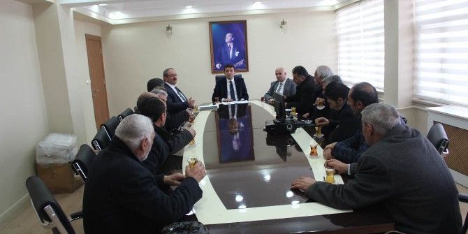 Selim Kaymakamı Keklik, Muhtarlarla Bir Araya Geldi