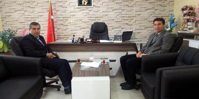 Kaymakamı Şahiner’den, Milli Eğitim Müdürlüğüne Ziyaret