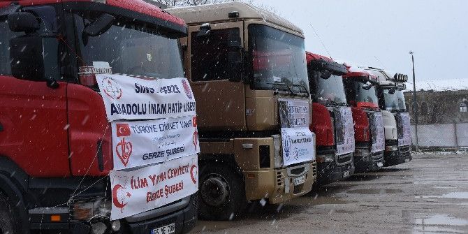 Sinop’tan Halep’e Yardım Eli