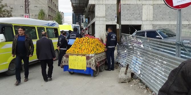 Van’da Seyyar Satıcı Ve Dilenci Operasyonu