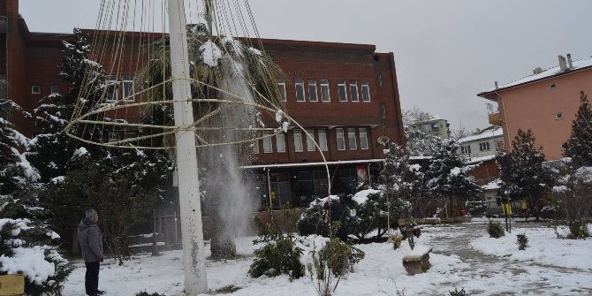 Bayırköy’de Kar Temizliği