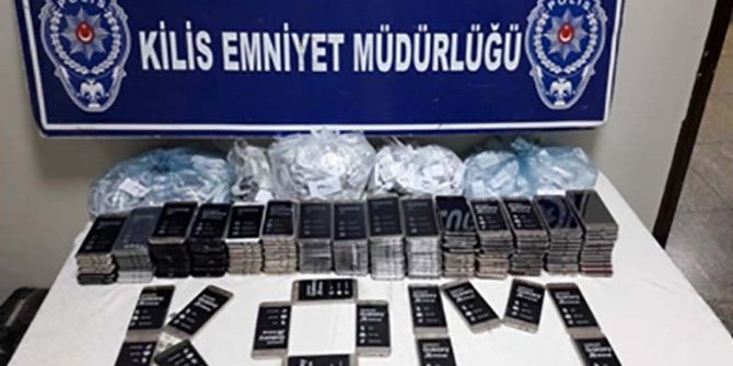 Kilis’te 176 Adet Kaçak Cep Telefonu Ele Geçirildi