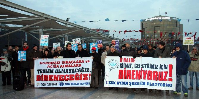 Aydın Tabip Odası Ve Kesk’ten İhraç Eylemi