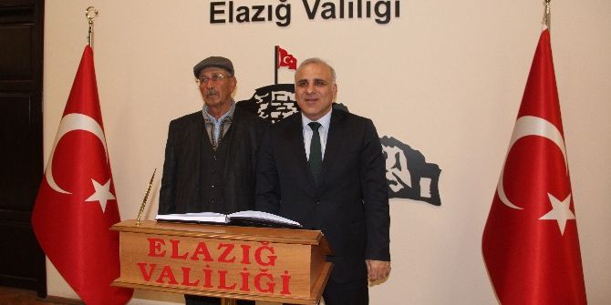 Şehit Ömer Halisdemir’in Babasından Vali Zorluoğlu’na Ziyaret