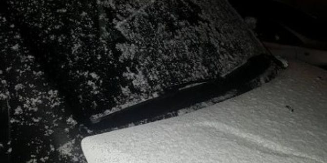Kuşadası’nda Kar Yağışı Etkili Oluyor