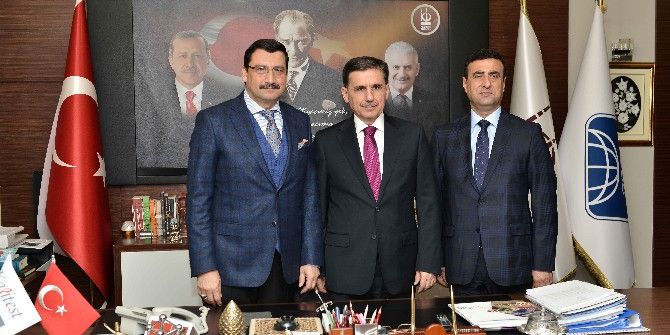 Ankara Valisi Ercan Topaca Başkan Ak’ı Ziyaret Etti