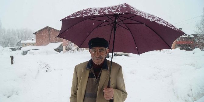 Ovacık’ta Kar Kalınlığı 2 Metreye Ulaştı