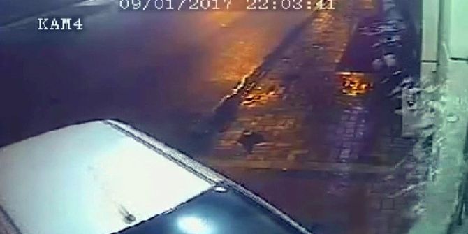 Kontrolden Çıkan Otomobil Restorana Girdi