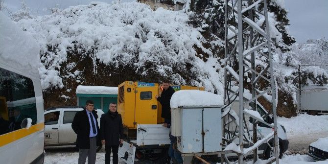 Maski’nin Çalışmalarına Kar Da Engel Olamadı