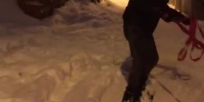 Mahallede Snowboard Keyfi