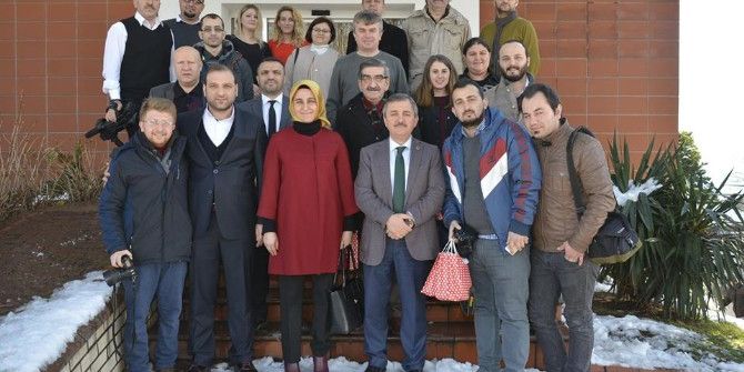 Başkan Anlayan Gazetecilerle Buluştu