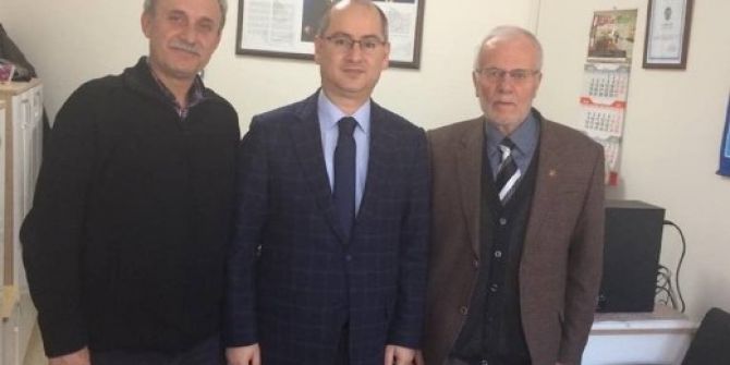 Kaymakam Yaman’dan Muhtar Bedri Yaz’a Ziyaret