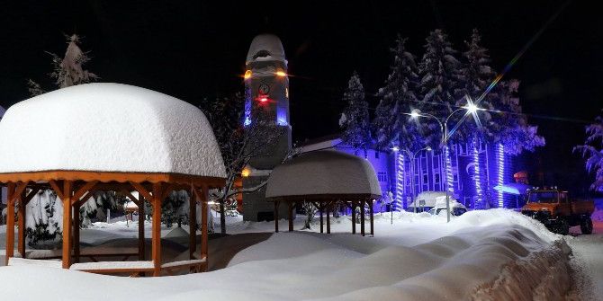 Tokat Başçiftlik’te Kar Kalındığı 1 Metreyi Geçti