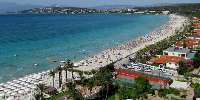 Çeşme’de Yabancı Turist Azalırken, Yerlide Artış Yaşandı