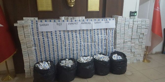 Van’da Kaçak Sigara Operasyonu