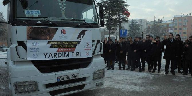 Eskişehir’de “Suriyeli Mazlumun Umudu Sen Ol” Kampanyası