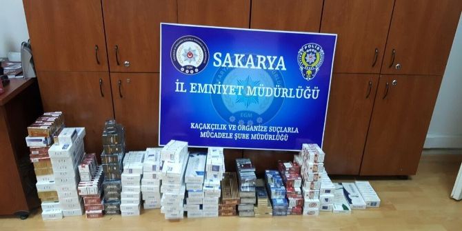 İki Ayrı İş Yerinde Bin 600 Paket Kaçak Sigara Ele Geçirildi