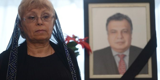 Rus Büyükelçi Andrey Karlov’un İsmi Rusya Büyükelçiliğinin Bulunduğu Sokağa Verildi